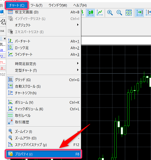 MT5 プロパティ